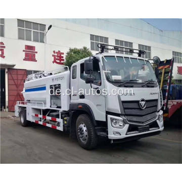 Foton 4x2 12000 Litres 12cbm 6Wheeler Abwasserkanalstanz Hochdruck Combined Water Jetting LKW